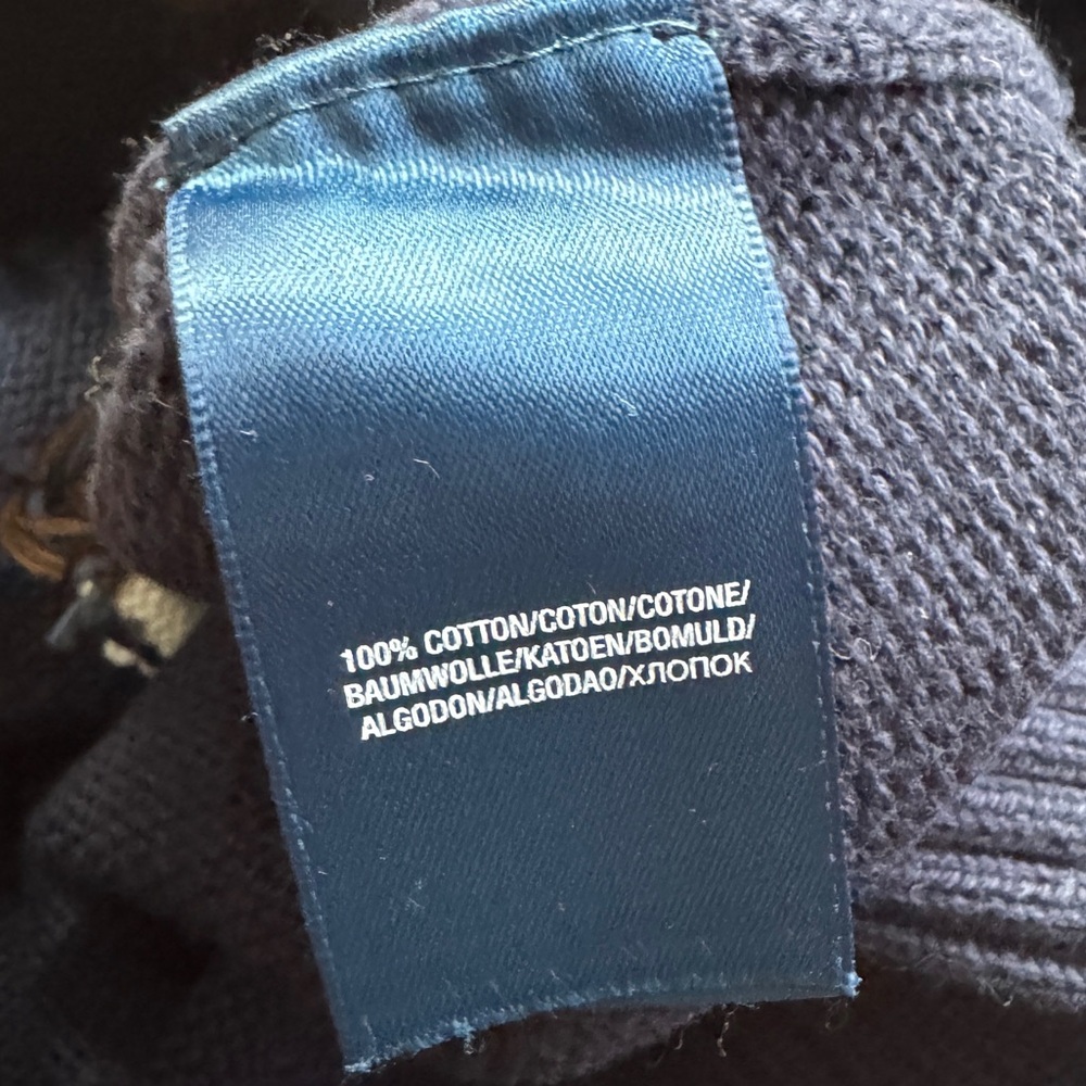 vintage Polo by Ralph Lauren navy blue cotton Polo Bear sweater size 4t - Picture 5 of 5
